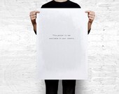 This Poster Is Not Available in Your Country Art Print Poster A2 (594 x 420 mm 23.4 x 16.5 in)