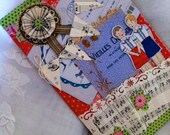 Handmade cards, Paris, birthday cards, greeting cards, new baby,cards, child, vintage style, collage card, Paris, France