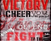 Ohio State Fight Song // Buckeye Battle Cry // 8 x 10 Print