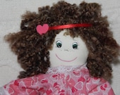 Tony is a unique rag doll, handmade and crafted with soft and cute fabrics.