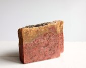 Fresh Strawberry-Pomegranate Soap with lemon and chamomile soap