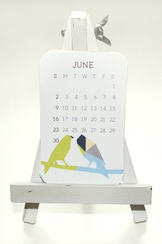 PRINTABLE 2013 Business Card Calender - Zoo series Il_570xn