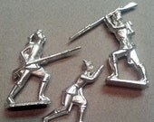 WWI British tin soldiers 3 piece set