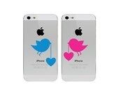 Romantic Vinyl Decal / Sticker to fit all iPhone models and most other smart phones - Custom sizes available - precision die cut romance