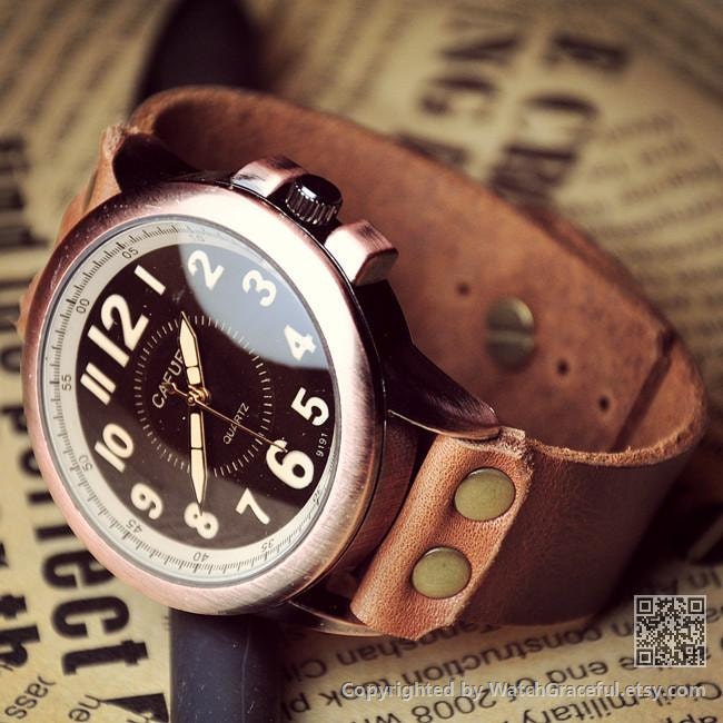 Man Watch Leather (W0096)