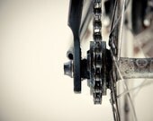 Abstract Photography, Bike, Fixie, chain, white, Vintage, Fine Art Photograph, Home decor - Cycles For Heroes