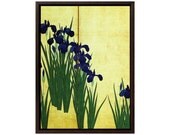 Japanese Flowers. Digitally Enhanced Reproduction of a Museum Quality Masterpiece. Faux Canvas Frame.