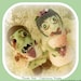 Mr & Mrs Zombie handmade sugarpaste Wedding Cake Toppers