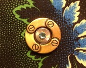 Original Ruby Horologie Brooch Aqua Crystal