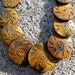 Handmade Tribal Sun Wheel Circle Beaded Necklace