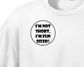 Unisex Tshirt Funny T shirt White Tee Minimalist Clothing Spring Fashion, Fun Sized