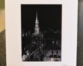 Matted, backed, signed and sealed photo print of The North Church in Portsmouth, New Hampshire.  Ready to frame.