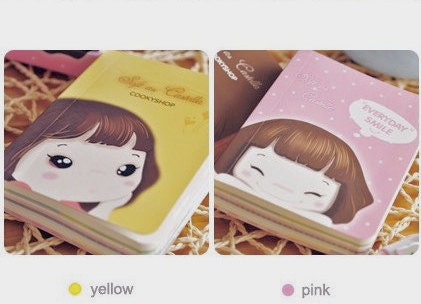 Cute Girls Agenda Planner Mini Diary Notebook Journal