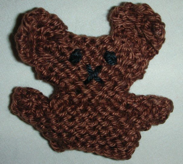 Knitted animal finger puppets