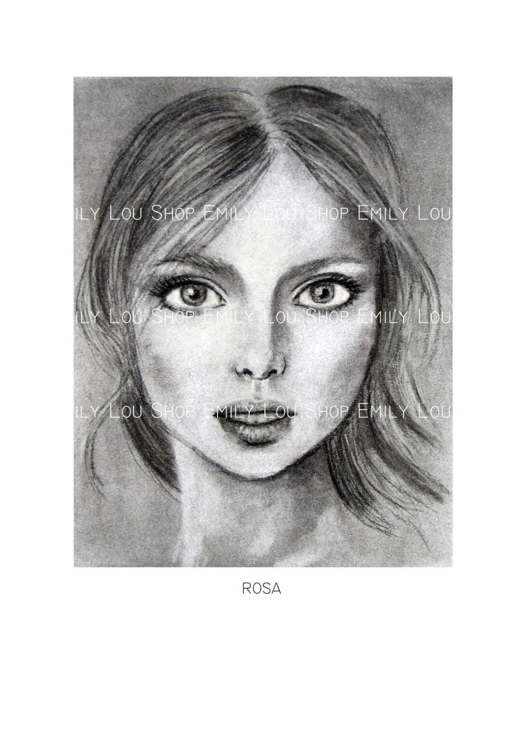 Limited Edition PRINT from ORIGINAL PORTRAIT "Rosa"