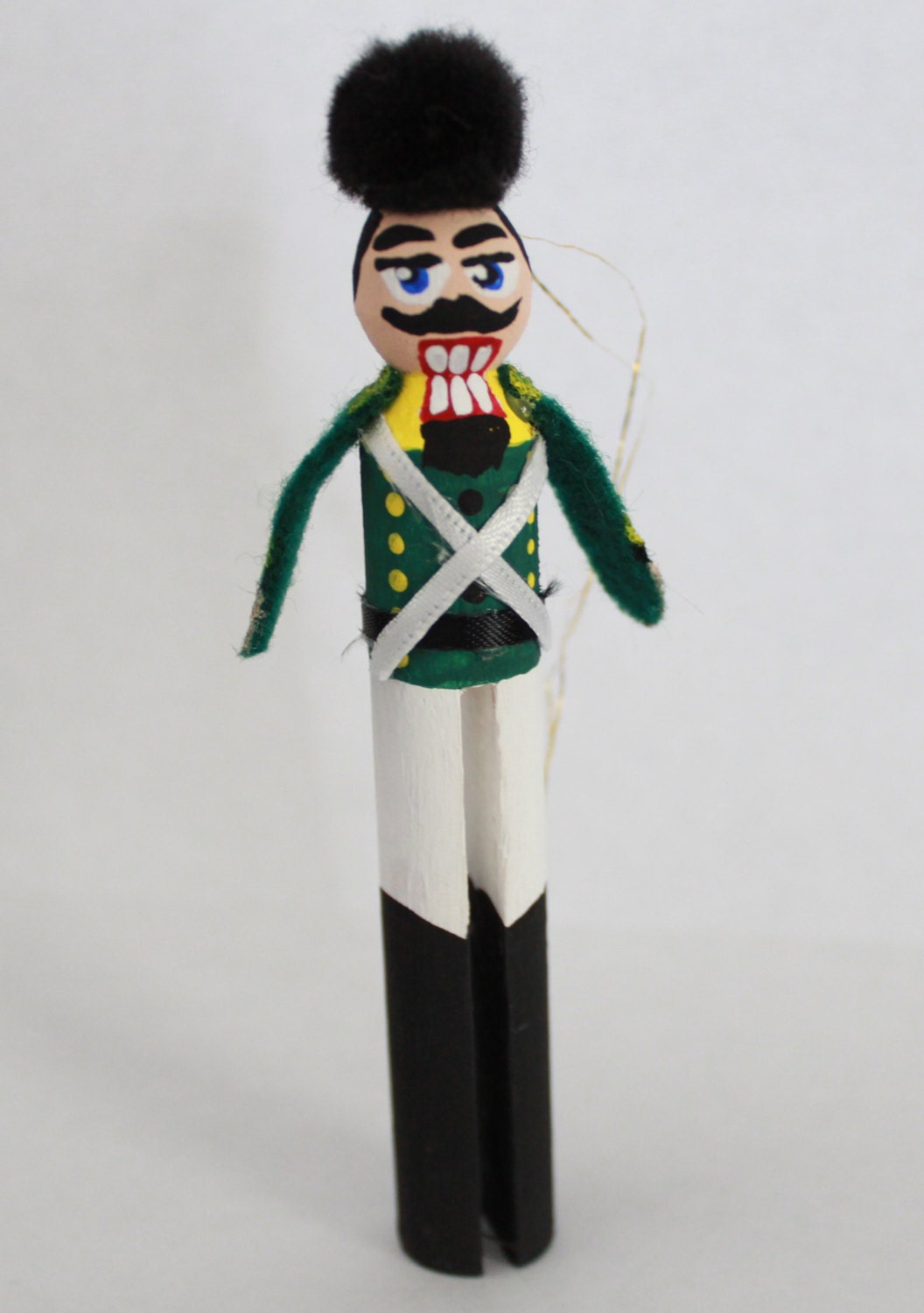 Handmade Nutcracker Ornament OR Magnet