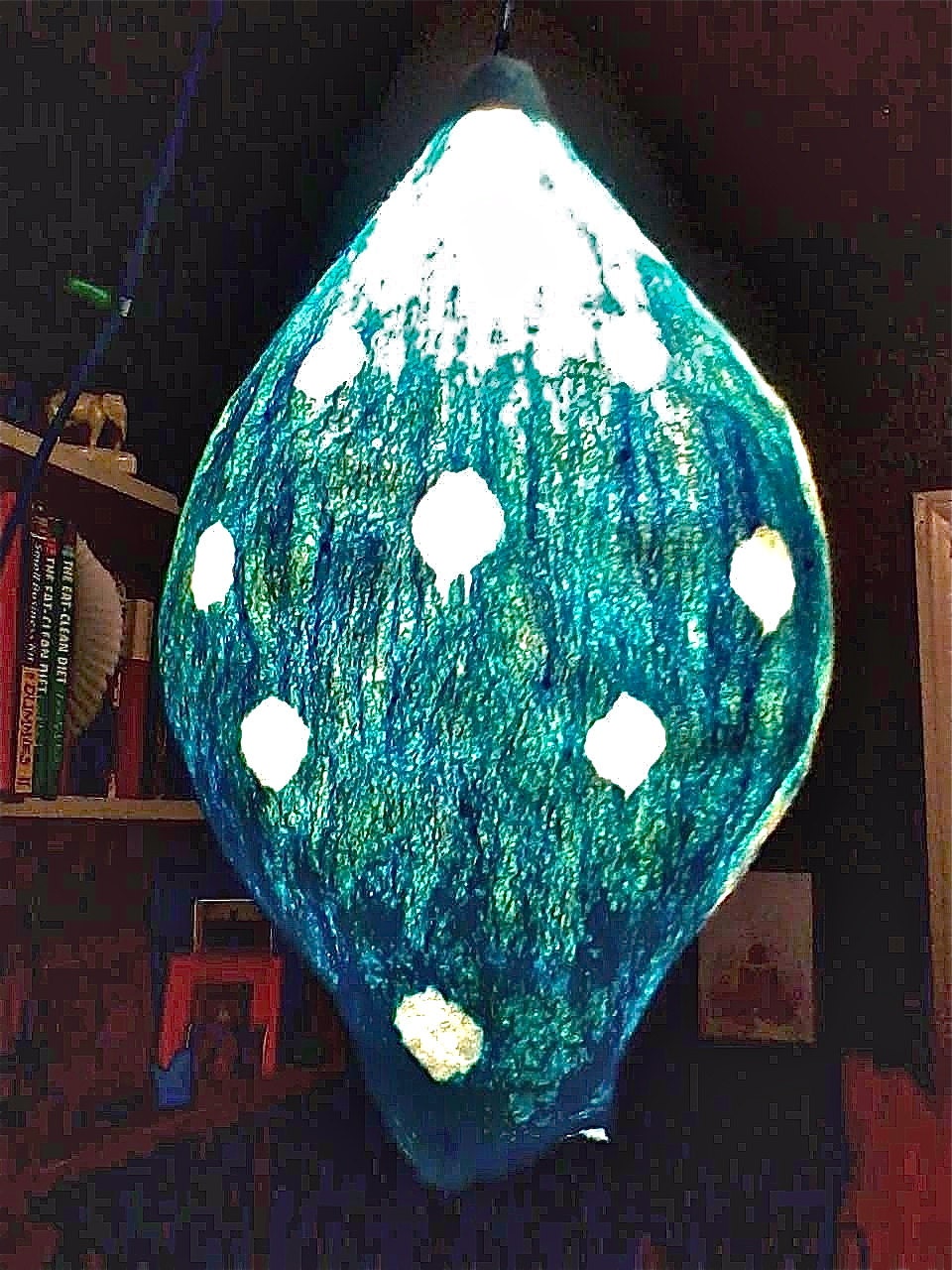 blue windows lamp