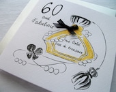 Happy 60th Birthday True Gold Perfume Handmade Greeting Card