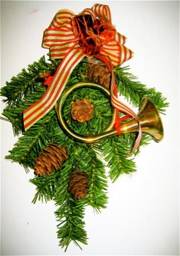 Vintage HANDMADE Christmas HOLIDAY Indoor Faux Pine Decorated SWAGS, 3 Available Now
