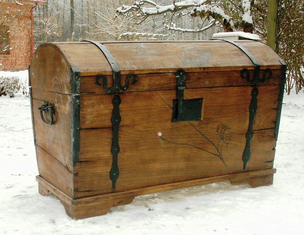 wood chest - wedding box