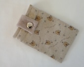 Cell Phone Cover, mobile phone purse, phone case - Bees and Beehives