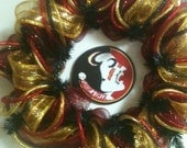 Floride State University Collegiate Wreath