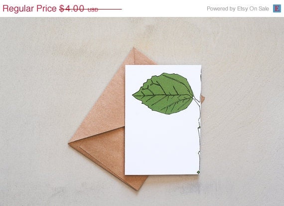 ON SALE Folded Card, Any Occasion Card, Hibiscus Plant Card