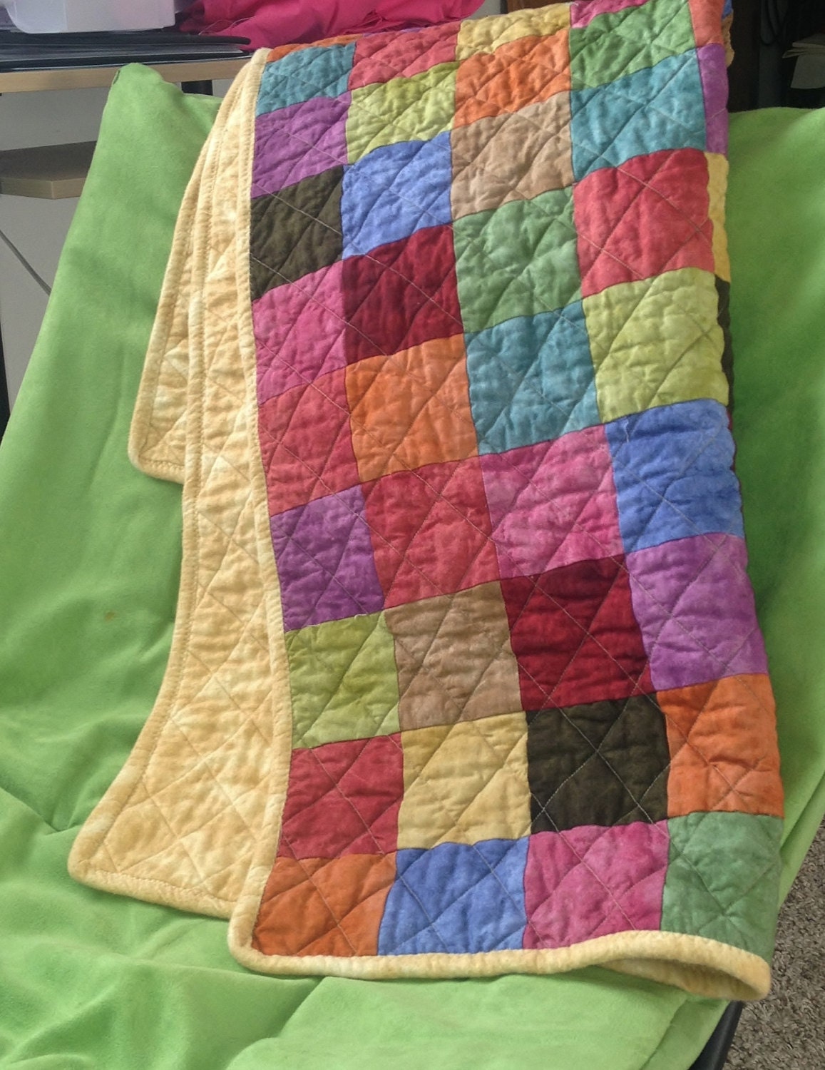 Beautiful Handmade Baby, Lap, or Crib Quilt