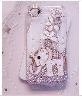 Elephant  iPhone 4 case iPhone 5 case iPhone 5 cover iphone 4s case bling bling iphone case,iphone cover