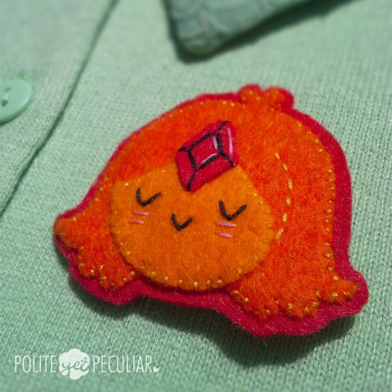 Flame Princess Adventure Time Felt Pin Brooch