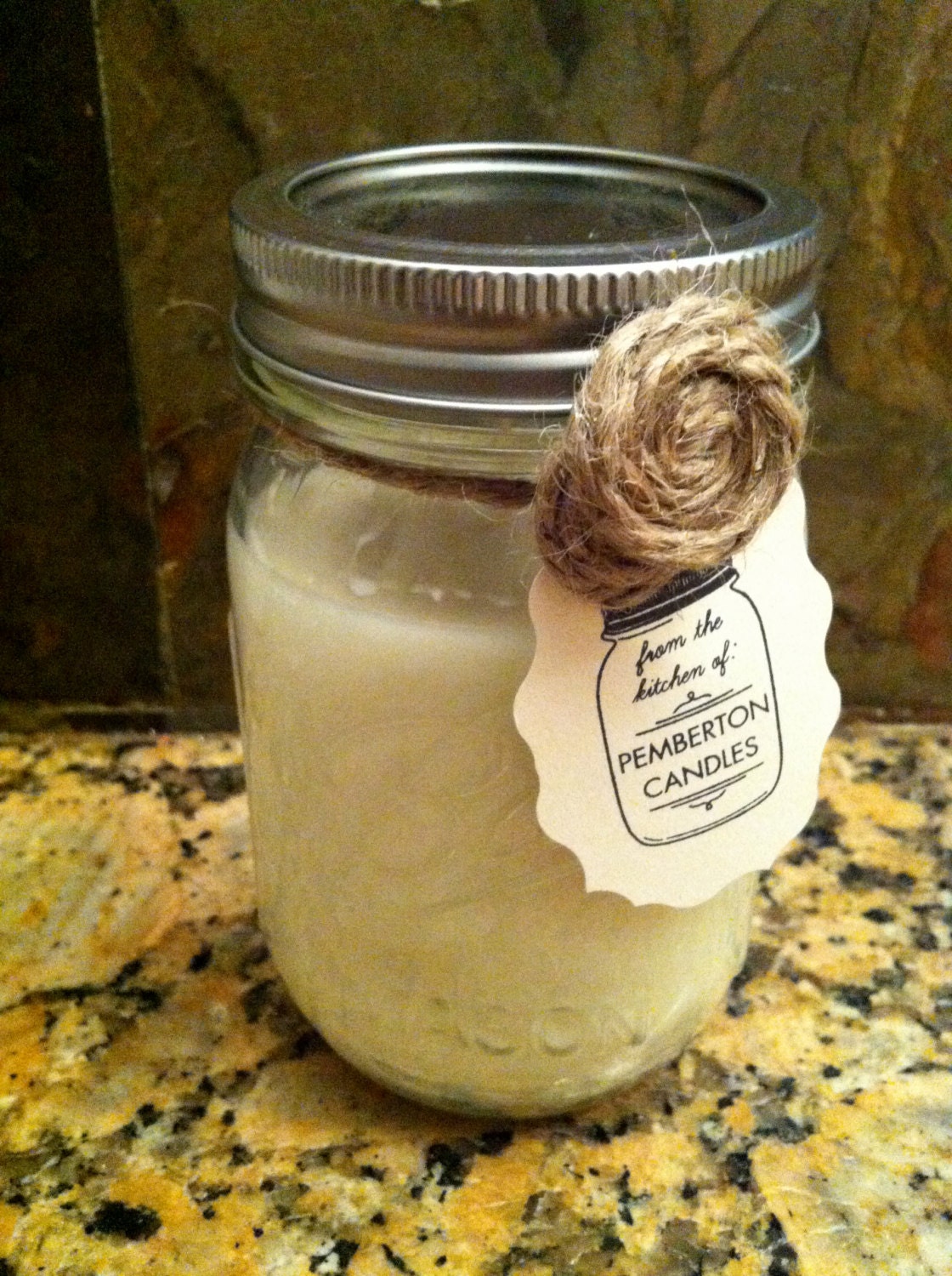 Clean Cotton Scented Homemade Soy Candle