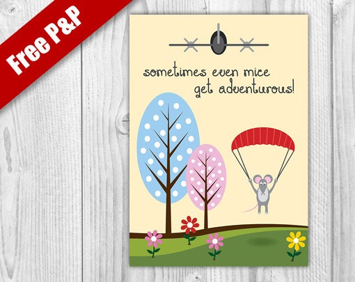 Fun quirky greeting card from the 'Sometimes even...' range - Blank for your own message