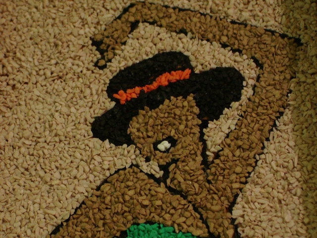 Vintage Handmade Outsider Art Collage Tango Dancer 1950s Retro Framed Folk Art