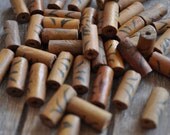 25 Pieces Wood Bead, Vintage Wood Jewelry Connector