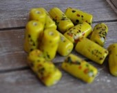 10 Pieces Vintage Glass Bead, Vintage Glass Jewelry Connectors