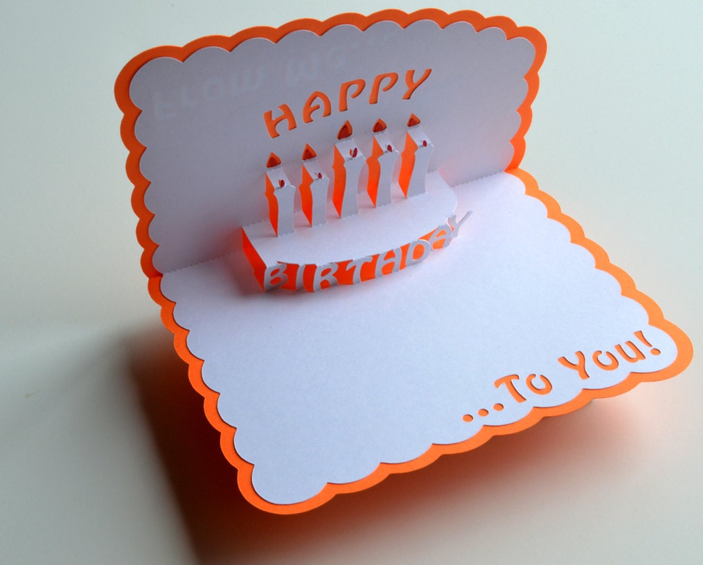Pop-Up Birthday Card - Birthday Cake