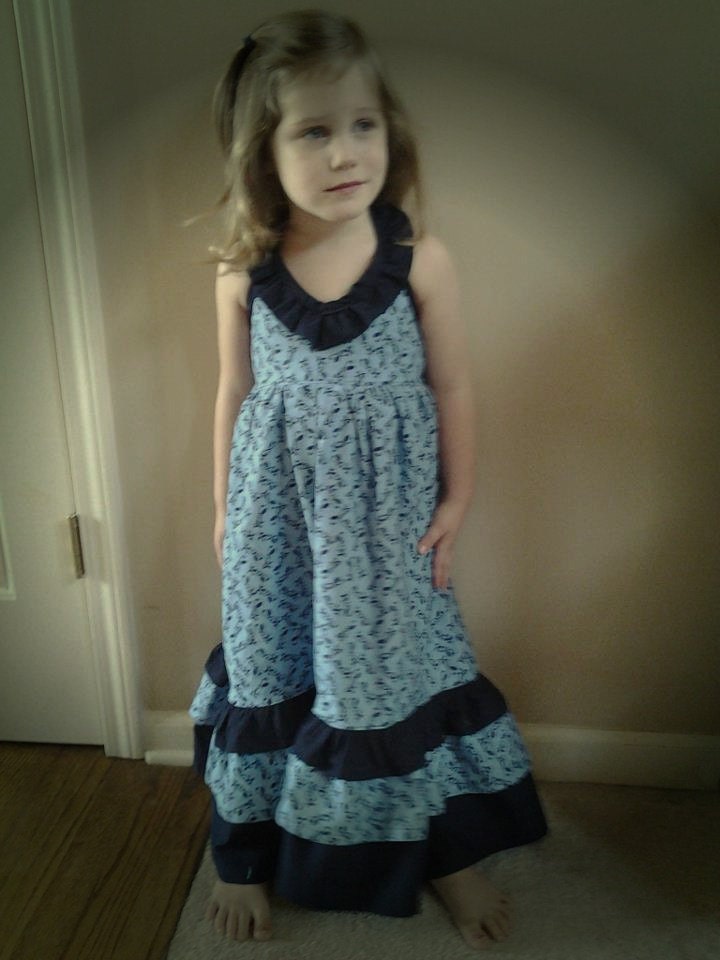 EMMALINE MAXI DRESS - ruffle v-neck maxi dress for toddlers and girls sizes 6-10