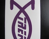 Star Trek Fish - Vinyl Decal for Laptop, Car, Cell phone, iPod, Window, Wall, Wherever