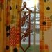 Asian Inspired Double Dragonfly Oak Wood Wall Hanging