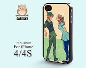 iPhone 4 Case, iPhone 4S Case, peter pan and wendy, iPhone Case, Plastic Phone Cases, Case for iPhone -410208