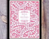 16x20 Personalized Wedding Tree Guest Book. 160 Guest Sign in. Great for Wedding, Bridal Shower, Anniversary. T101
