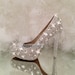 Luxury bridal shoes wedding heels crystals rhinestone diamond custom bridal shoes bridal heels sparkly heels