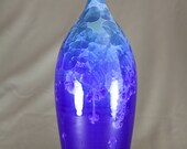 Blue Fade Crystalline Bottle