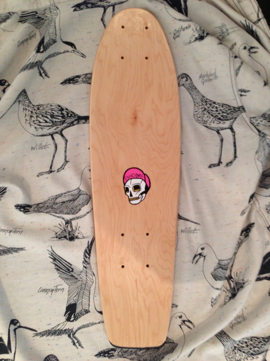 Handmade 100% 7 Ply Canadian maple Skateboard mini Cruiser