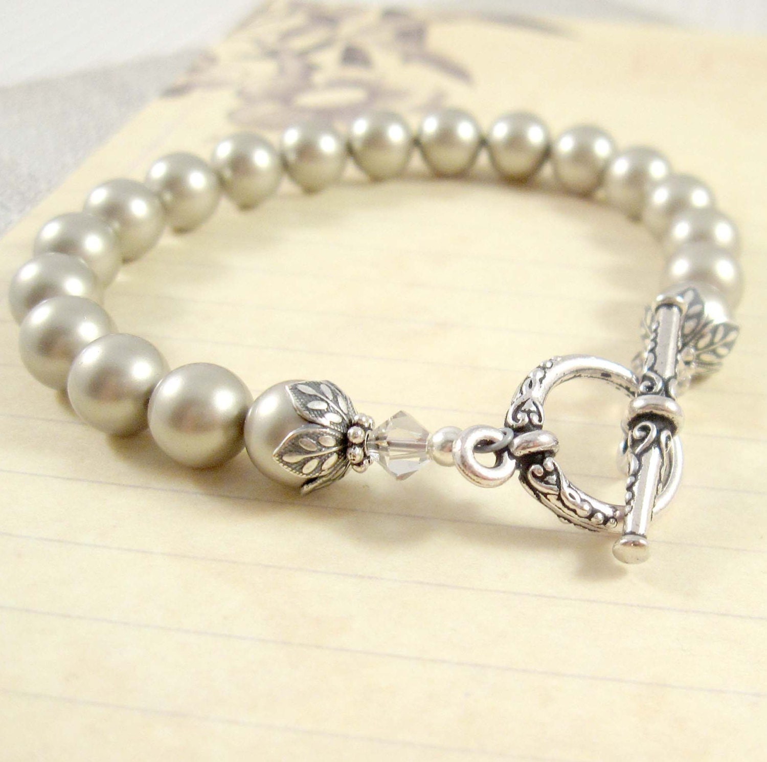 Pearl Bracelet : Nouveau Silver - Choose Your Color