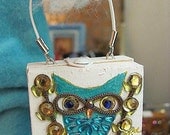 Gene, Lalka and Pals  Repro Enid Collins Style Owl Box Purse by RETROS