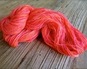 powerfully addictive in ricochet - superwash merino wool watercolor glaze handpainted fingering/sock weight single ply yarn