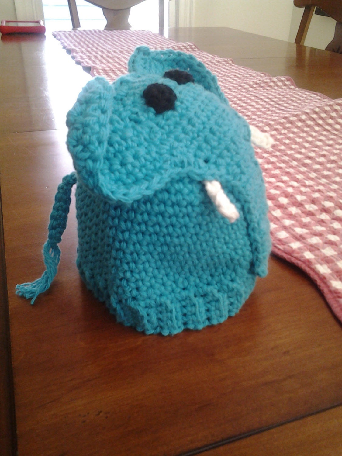 Crocheted Animal Baby Hat, Elephant