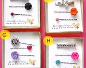 Buh-Bye Gotta Go Clearance - 3 piece bobby pin and or clip set // Select your set - E, F, G, or H