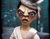 Handmade Grumpy Husband Doll Mr. Finkleroy - The Morbid Dollhouse